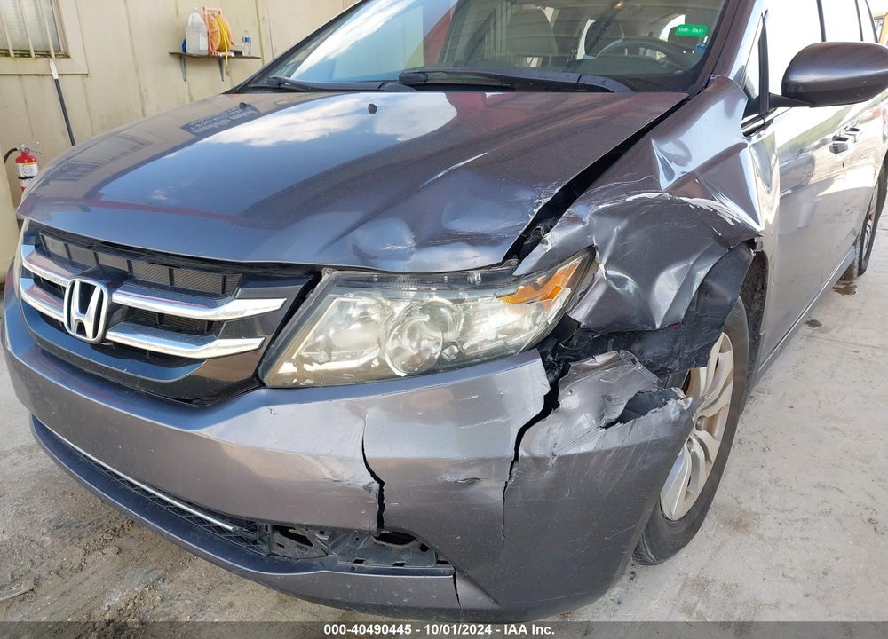 2016 HONDA ODYSSEY SE VIN: 5FNRL5H34GB104741