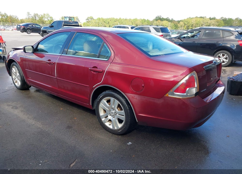 2007 FORD FUSION SEL VIN: 3FAHP08Z47R118859