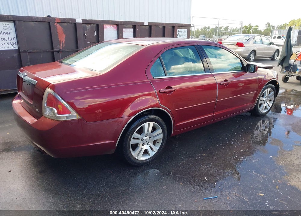 2007 FORD FUSION SEL VIN: 3FAHP08Z47R118859