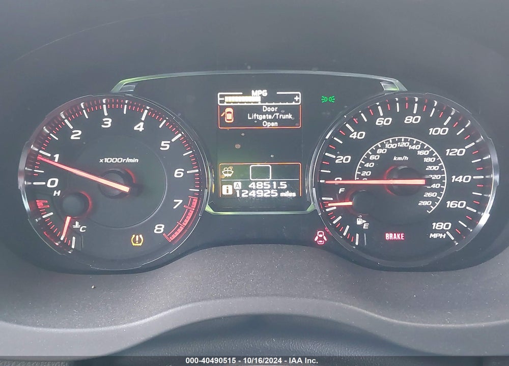 2019 SUBARU WRX VIN: JF1VA1A68K9814140