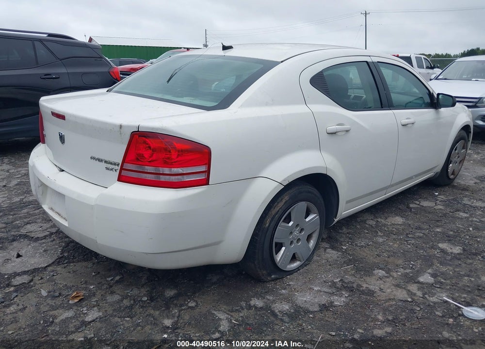 2009 DODGE AVENGER SE/SXT VIN: 1B3LC46B59N556813