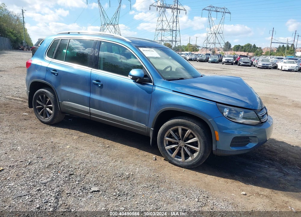2017 VOLKSWAGEN TIGUAN 2.0T WOLFSBURG EDITION VIN: WVGSV7AX8HW504119