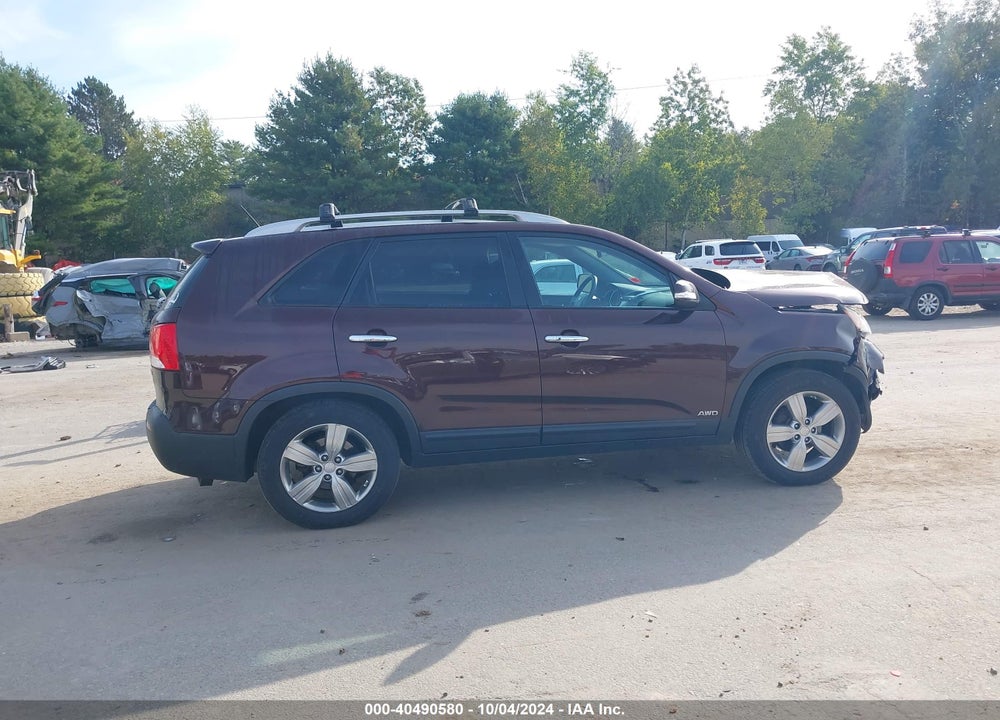 2013 KIA SORENTO EX V6 VIN: 5XYKUDA23DG320045