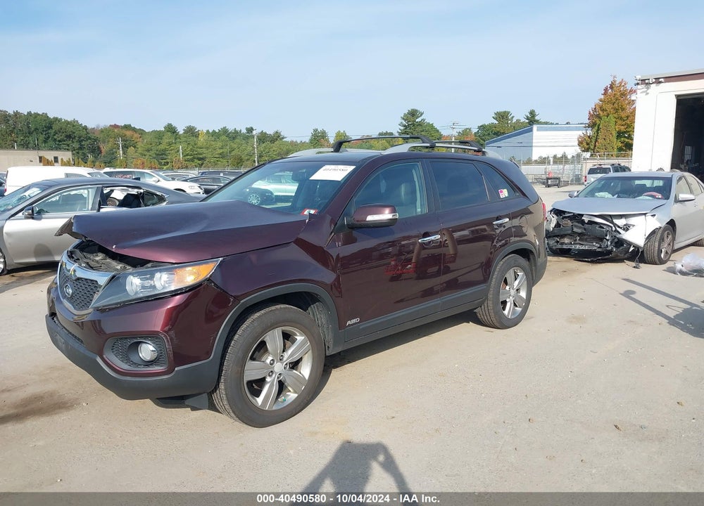 2013 KIA SORENTO EX V6 VIN: 5XYKUDA23DG320045