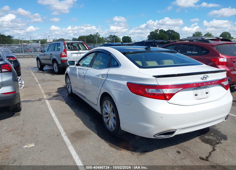 2013 HYUNDAI AZERA VIN: KMHFH4JG6DA199010