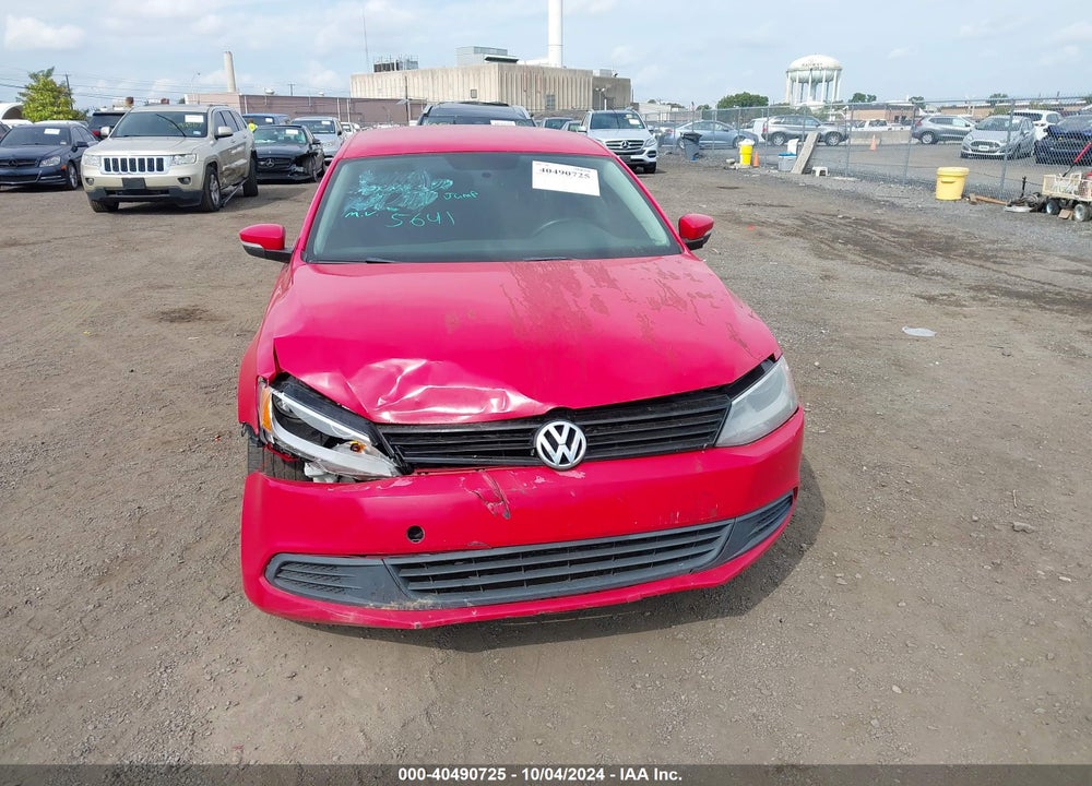 2012 VOLKSWAGEN JETTA 2.5L SE VIN: 3VWDP7AJ1CM325641