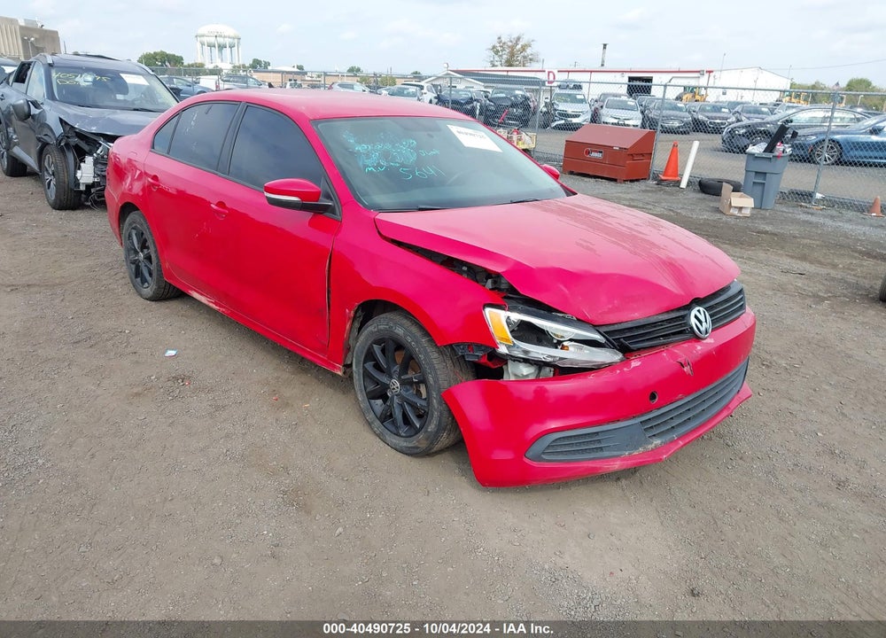 2012 VOLKSWAGEN JETTA 2.5L SE VIN: 3VWDP7AJ1CM325641