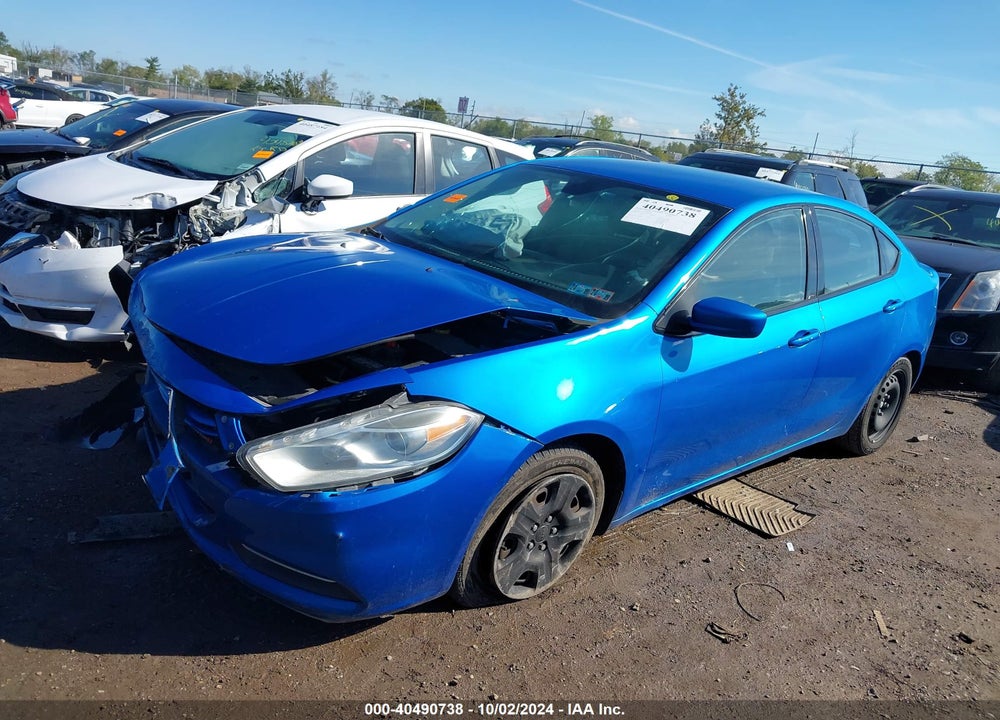 2016 DODGE DART SE VIN: 1C3CDFAA5GD505485