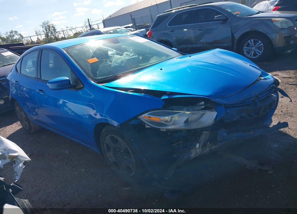 2016 DODGE DART SE VIN: 1C3CDFAA5GD505485