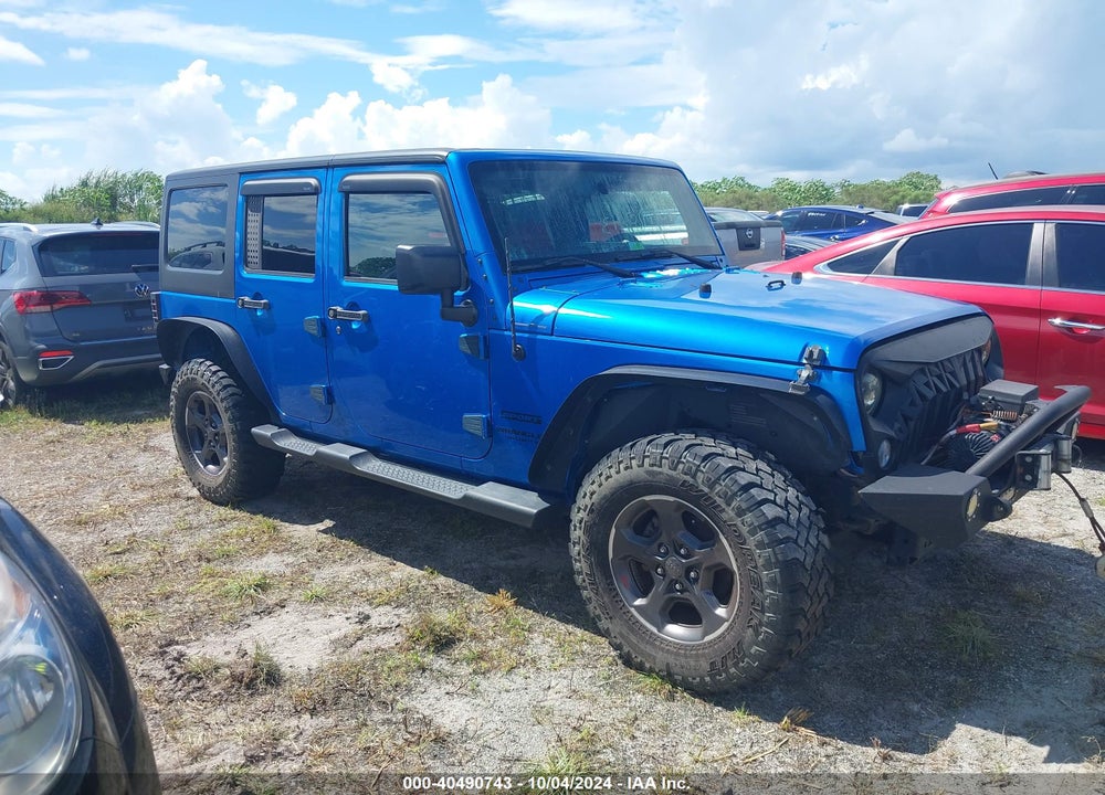 2016 ANGLER JEEP WR UNLIMITED SPORT VIN: 1C4BJWDG1GL171168