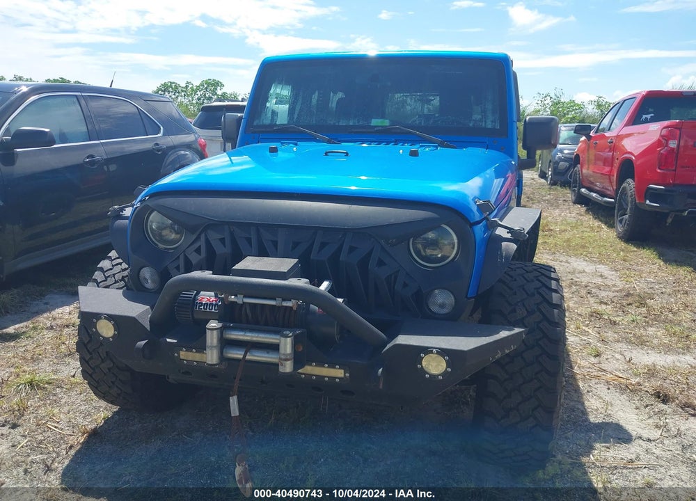 2016 ANGLER JEEP WR UNLIMITED SPORT VIN: 1C4BJWDG1GL171168