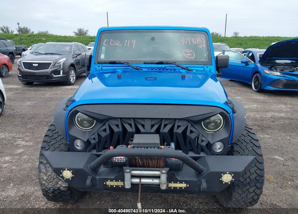 2016 ANGLER JEEP WR UNLIMITED SPORT VIN: 1C4BJWDG1GL171168