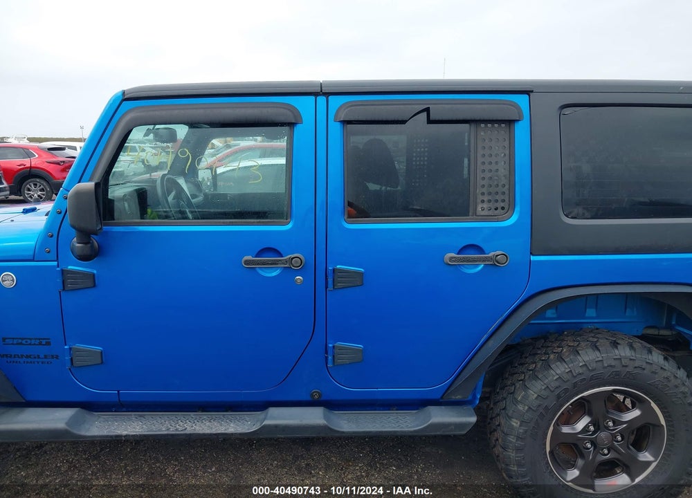 2016 ANGLER JEEP WR UNLIMITED SPORT VIN: 1C4BJWDG1GL171168