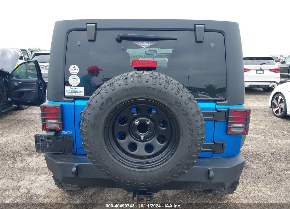 2016 ANGLER JEEP WR UNLIMITED SPORT VIN: 1C4BJWDG1GL171168