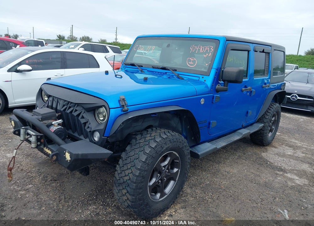 2016 ANGLER JEEP WR UNLIMITED SPORT VIN: 1C4BJWDG1GL171168