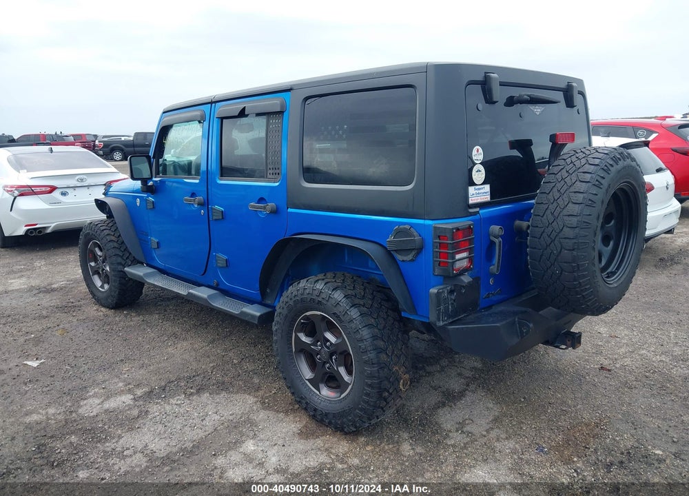 2016 ANGLER JEEP WR UNLIMITED SPORT VIN: 1C4BJWDG1GL171168