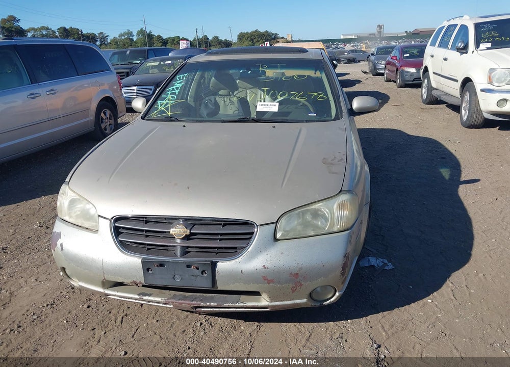 2000 NISSAN MAXIMA GLE/GXE/SE VIN: JN1CA31DXYT734879