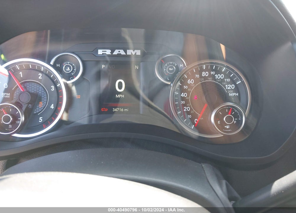 2022 RAM 2500 BIG HORN 4X4 6'4 BOX VIN: 3C6UR5DL7NG436718