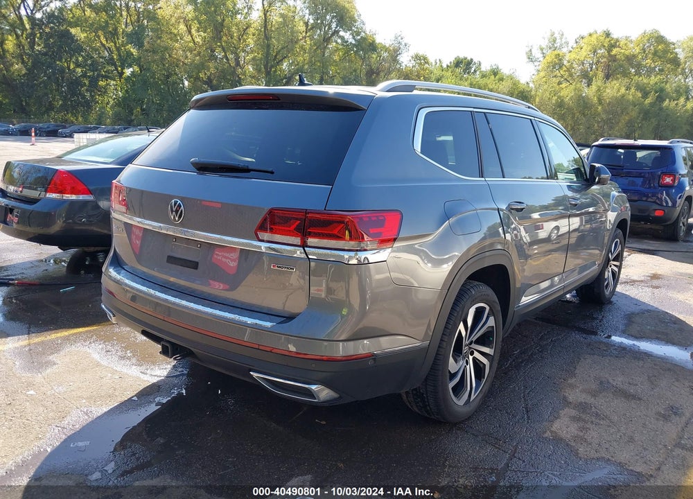2021 VOLKSWAGEN ATLAS 3.6L V6 SEL PREMIUM VIN: 1V2TR2CA0MC546724
