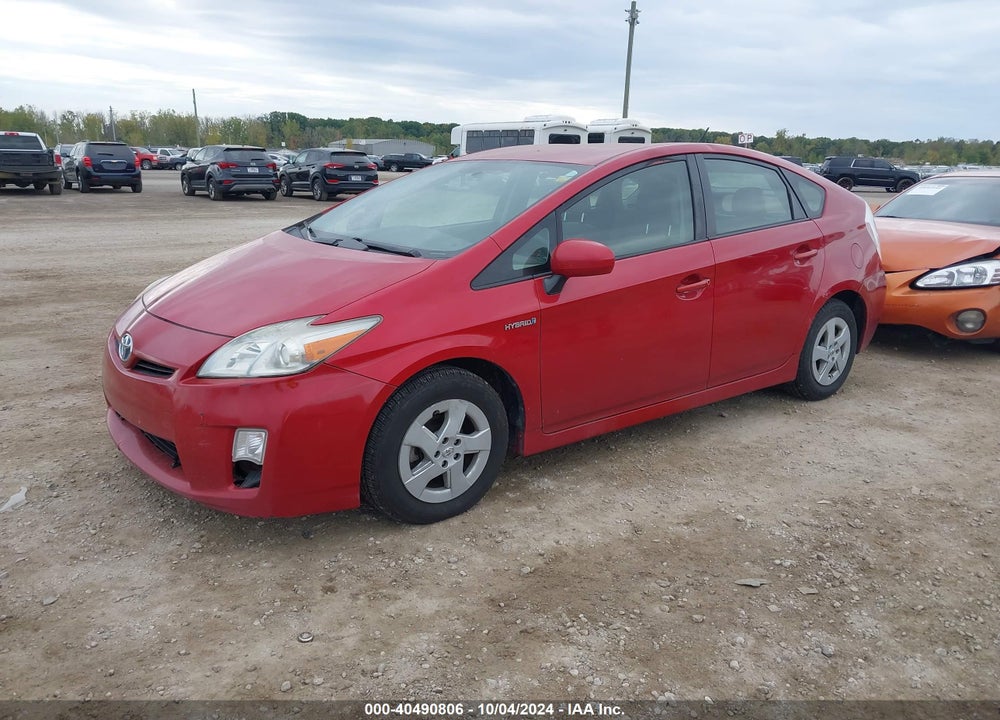 2010 TOYOTA PRIUS II VIN: JTDKN3DU4A0102122