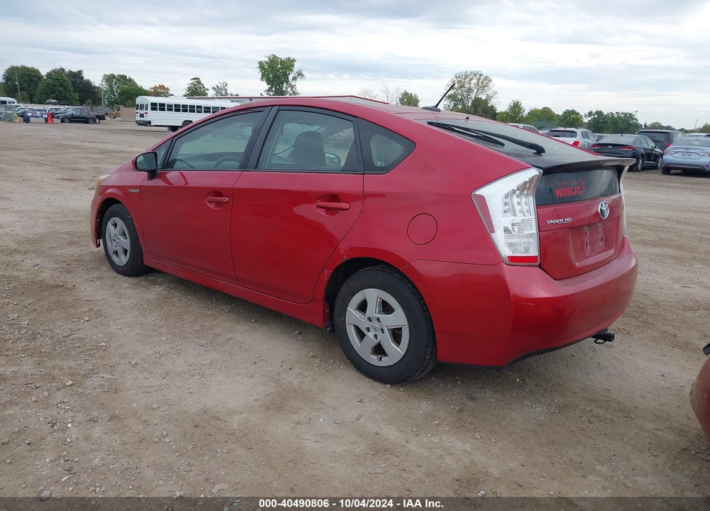 2010 TOYOTA PRIUS II VIN: JTDKN3DU4A0102122