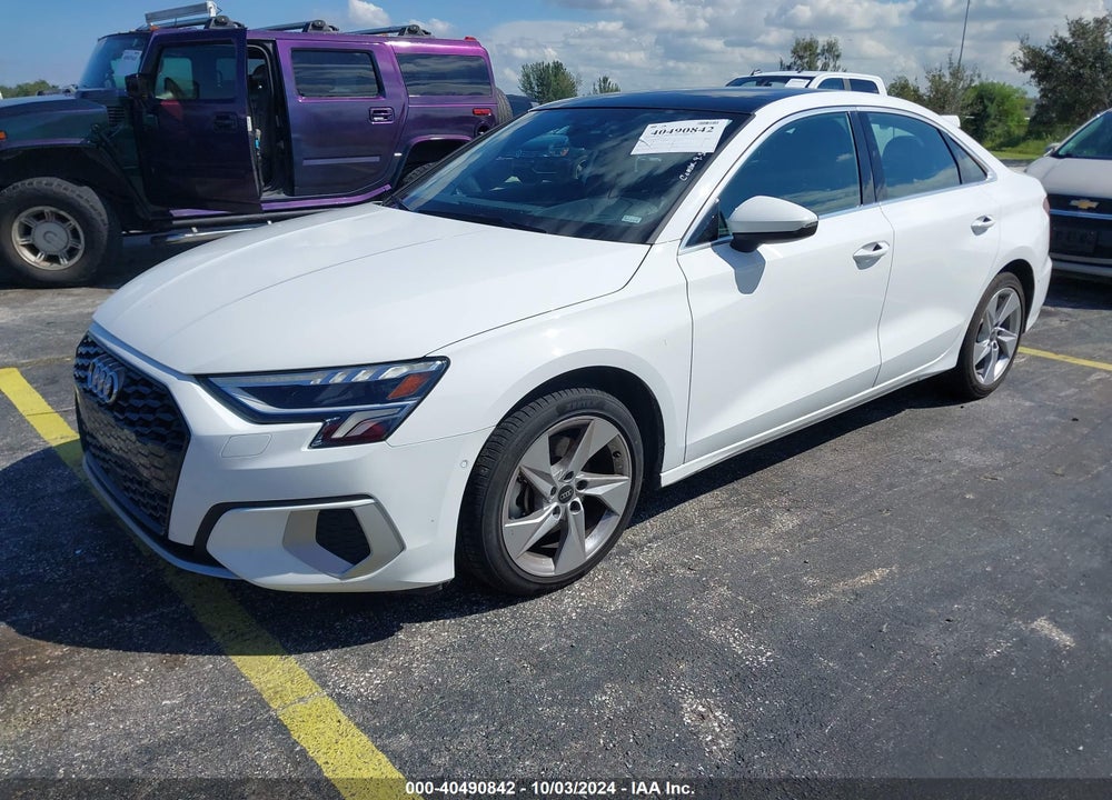 2023 AUDI A3 PREMIUM 40 TFSI FRONT-WHEEL DRIVE S TRONIC VIN: WAUAUDGY3PA116340