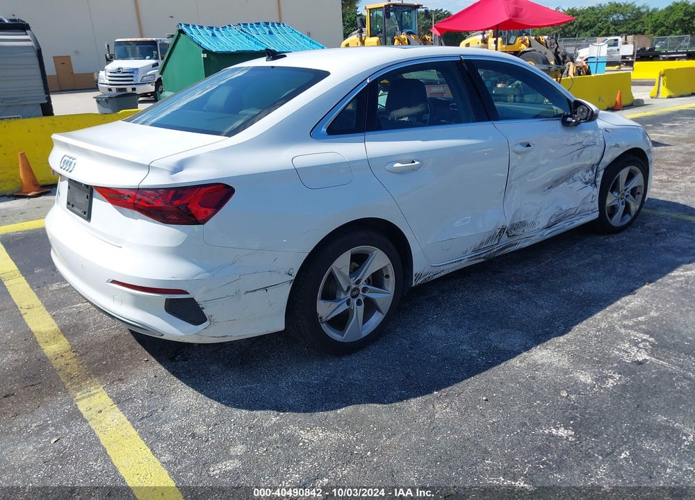 2023 AUDI A3 PREMIUM 40 TFSI FRONT-WHEEL DRIVE S TRONIC VIN: WAUAUDGY3PA116340