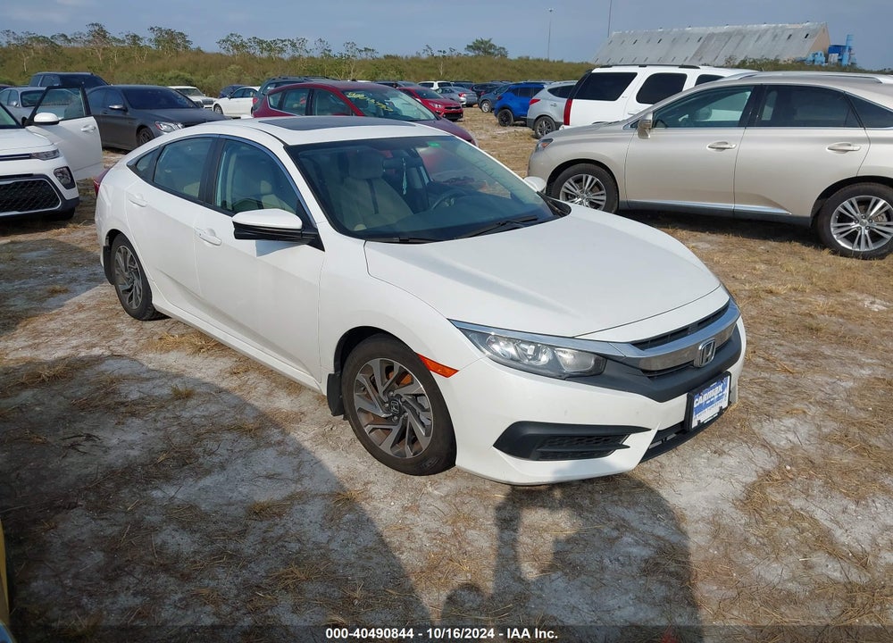 2018 HONDA CIVIC EX VIN: 19XFC2F75JE037720
