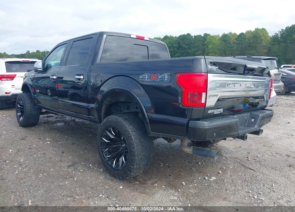 2020 FORD F-150 PLATINUM VIN: 1FTEW1E4XLFA41792