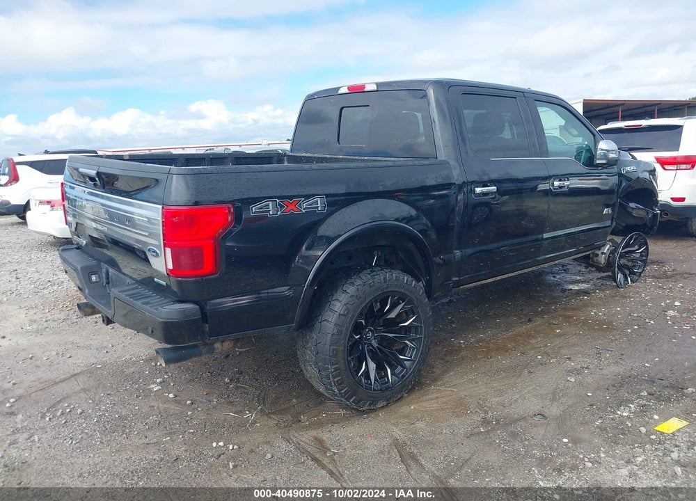 2020 FORD F-150 PLATINUM VIN: 1FTEW1E4XLFA41792
