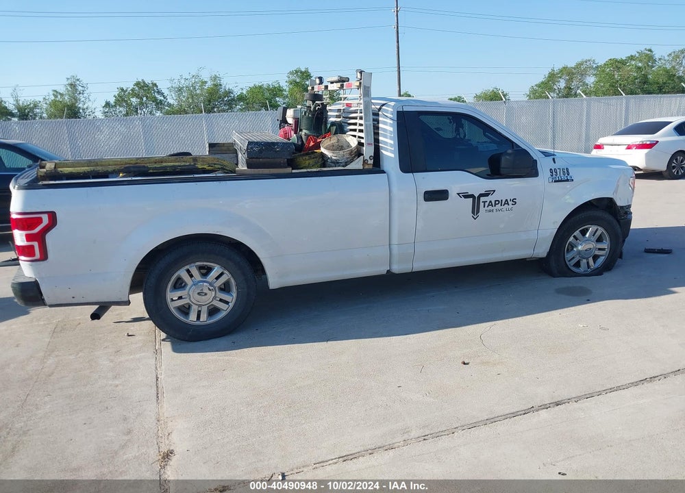 2018 FORD F-150 XL VIN: 1FTMF1CB7JKF95907