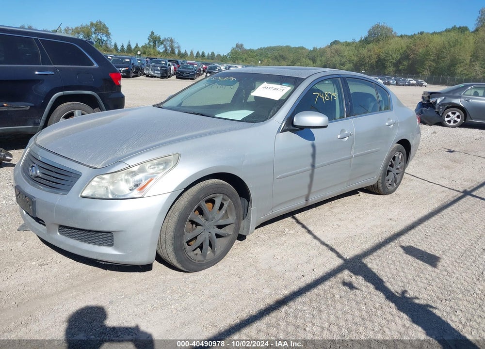 2007 INFINITI G35X VIN: JNKBV61F27M822218