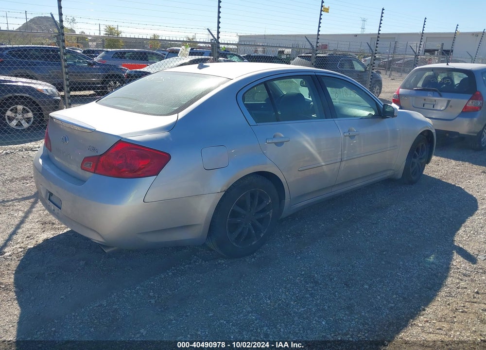 2007 INFINITI G35X VIN: JNKBV61F27M822218