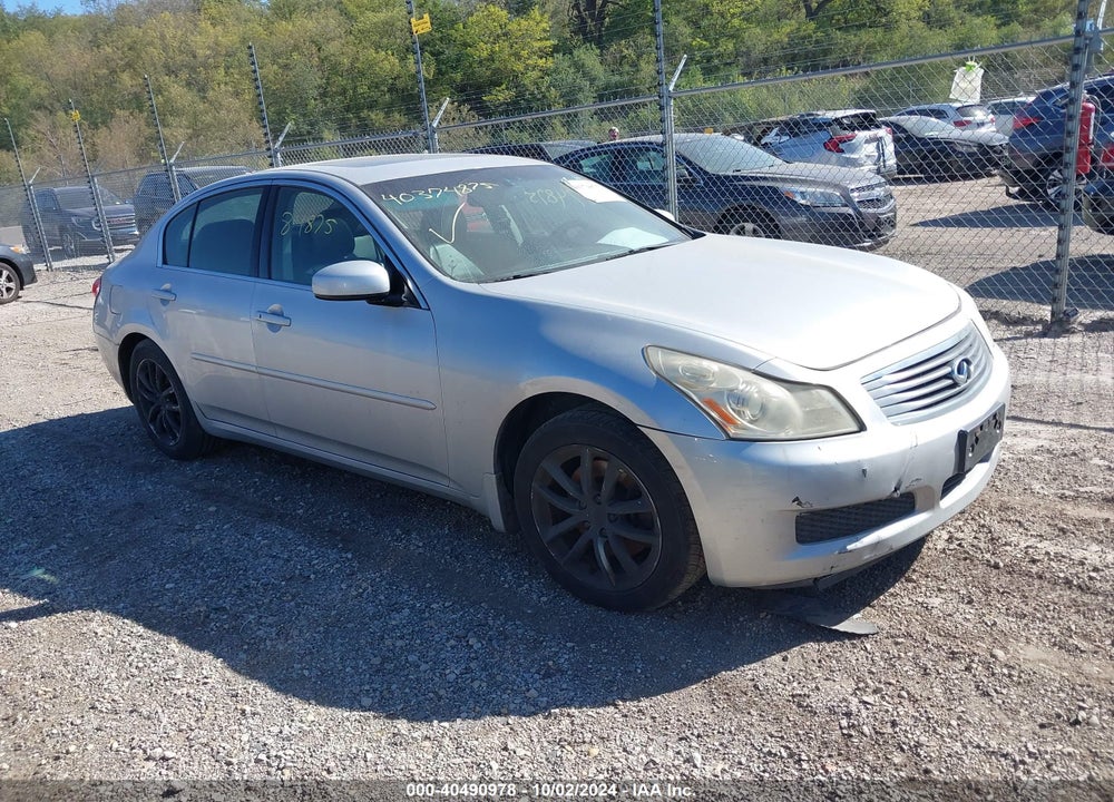 2007 INFINITI G35X VIN: JNKBV61F27M822218