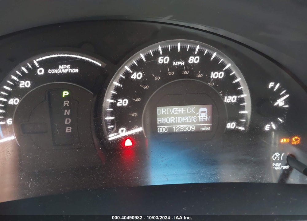 2007 TOYOTA CAMRY HYBRID VIN: JTNBB46K573000969
