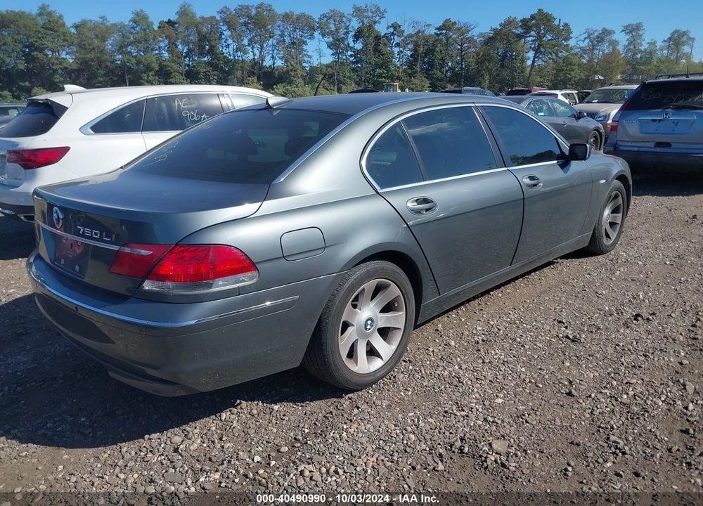 2006 BMW 750LI VIN: WBAHN83576DT62528