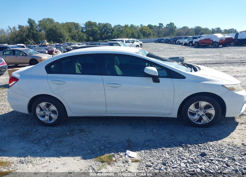 2013 HONDA CIVIC LX VIN: 2HGFB2F51DH602041
