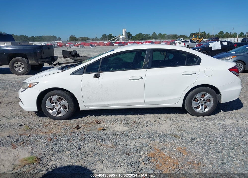 2013 HONDA CIVIC LX VIN: 2HGFB2F51DH602041