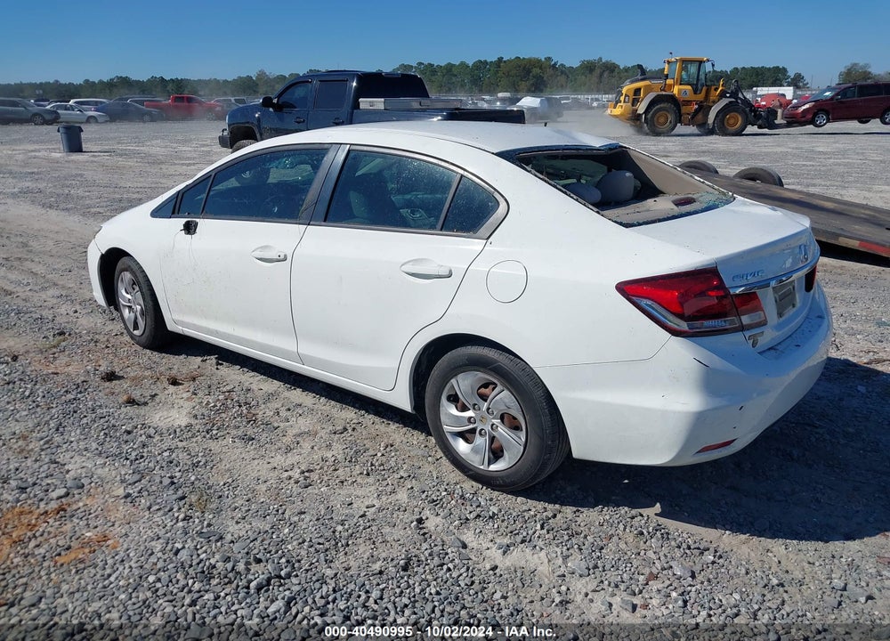 2013 HONDA CIVIC LX VIN: 2HGFB2F51DH602041