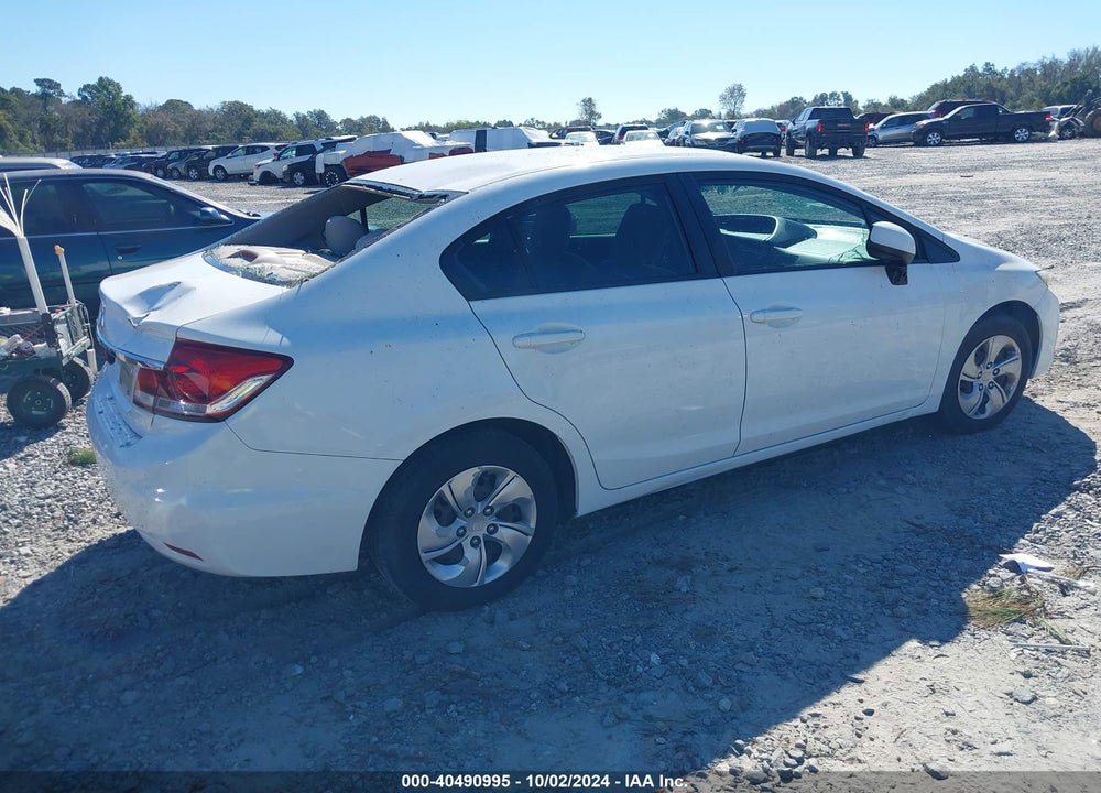 2013 HONDA CIVIC LX VIN: 2HGFB2F51DH602041