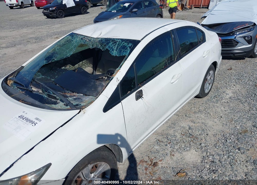 2013 HONDA CIVIC LX VIN: 2HGFB2F51DH602041