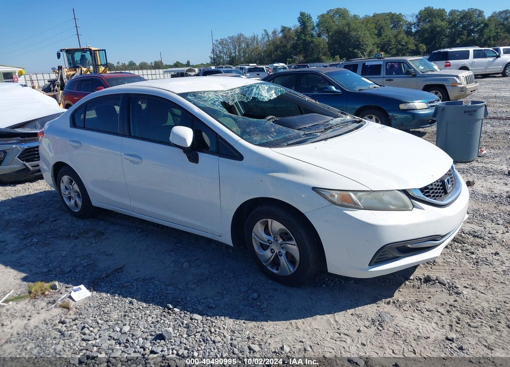 2013 HONDA CIVIC LX VIN: 2HGFB2F51DH602041