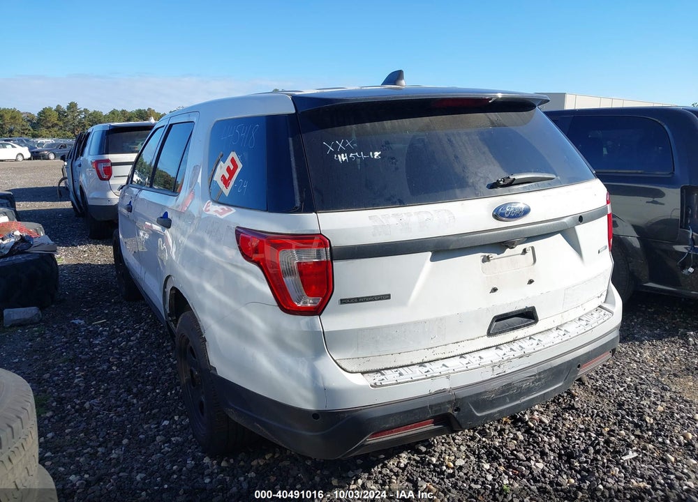 2018 FORD POLICE INTERCEPTOR UTILITY VIN: 1FM5K8AR1JGA37106