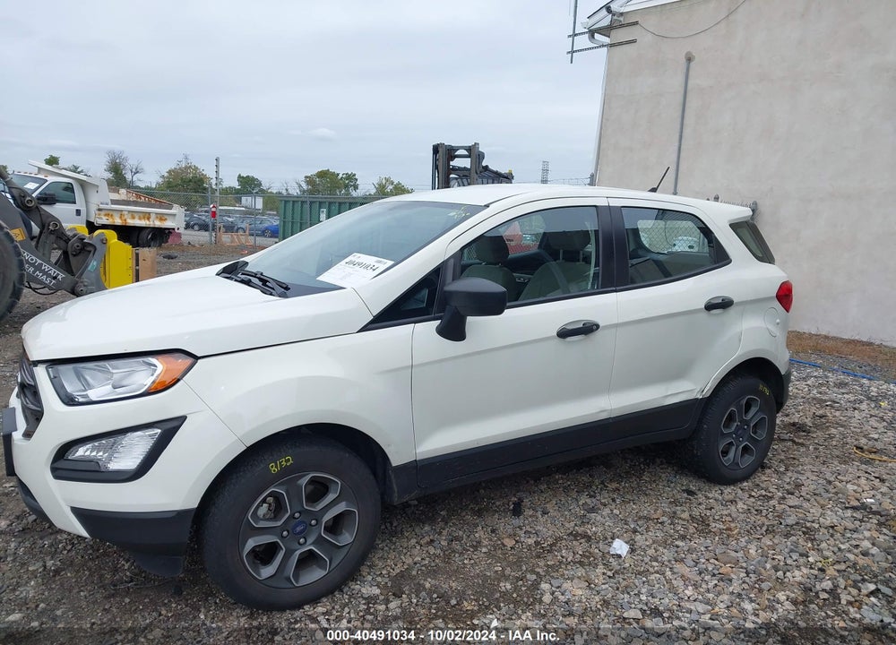 2022 FORD ECOSPORT S VIN: MAJ6S3FL3NC457257