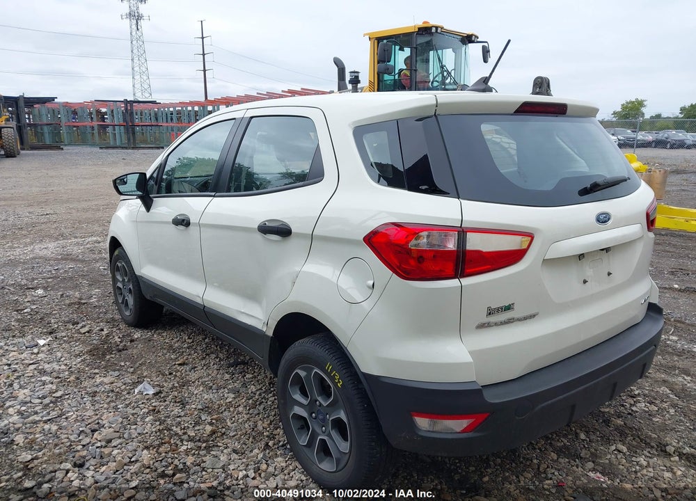 2022 FORD ECOSPORT S VIN: MAJ6S3FL3NC457257