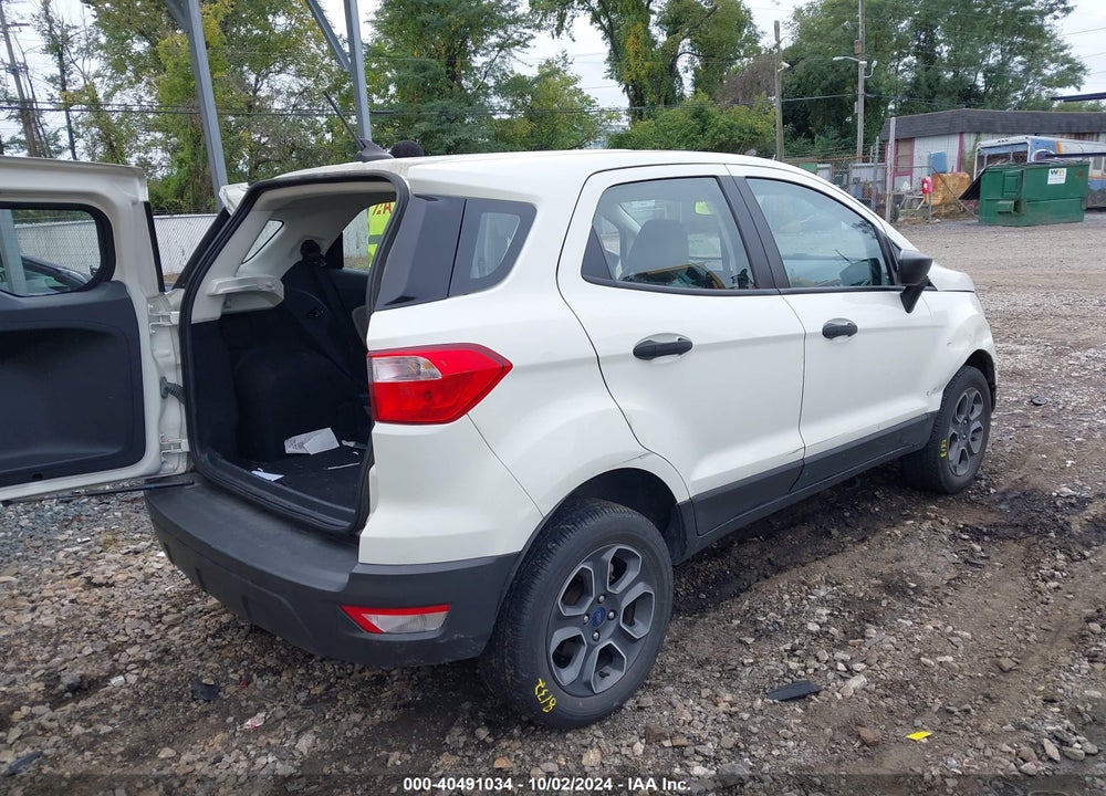 2022 FORD ECOSPORT S VIN: MAJ6S3FL3NC457257