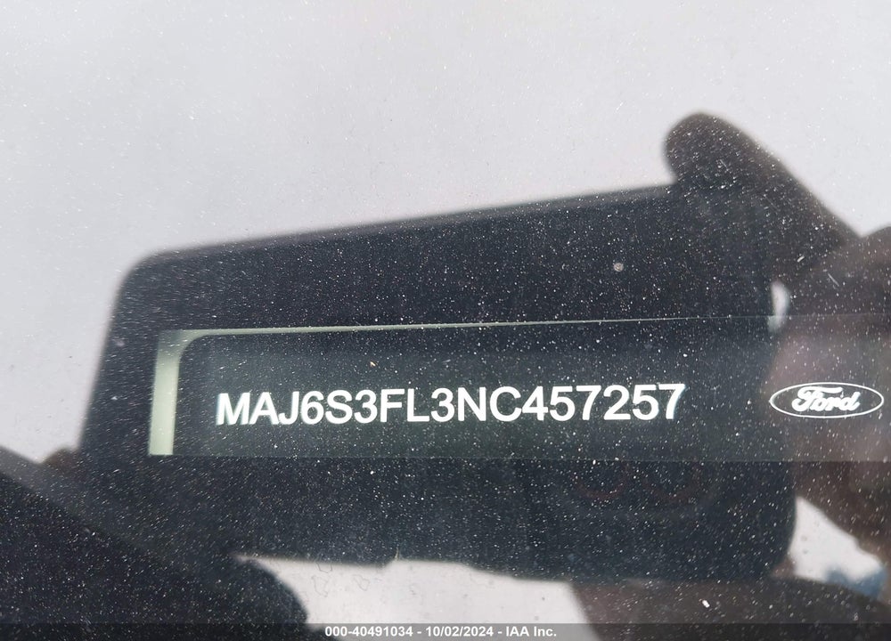 2022 FORD ECOSPORT S VIN: MAJ6S3FL3NC457257