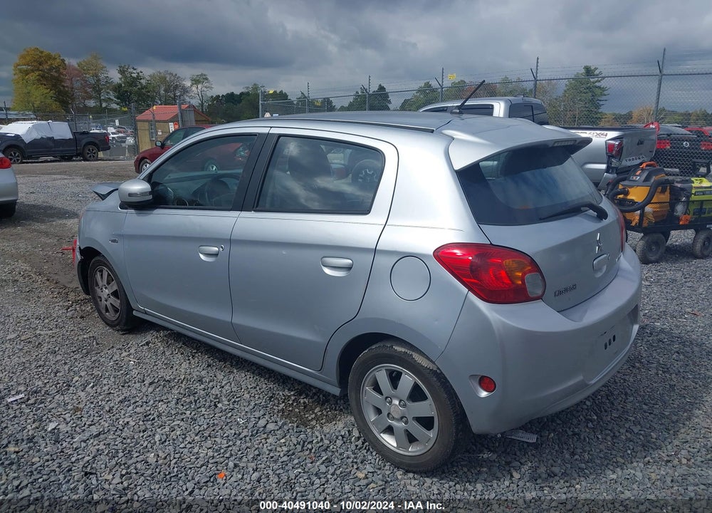 2015 MITSUBISHI MIRAGE ES VIN: ML32A4HJ7FH049154