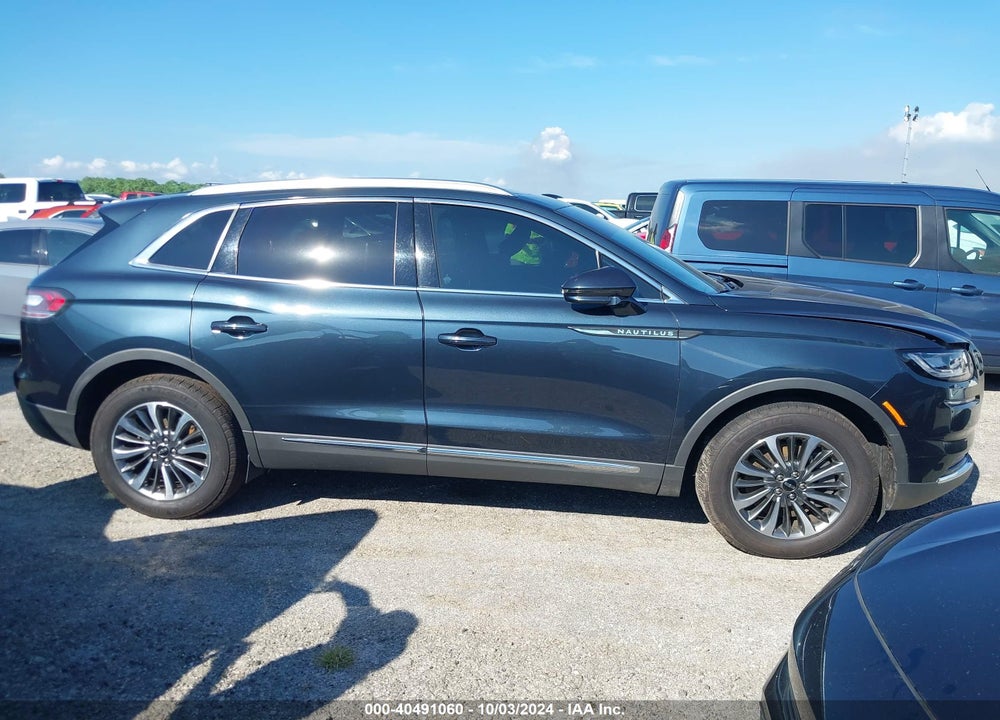 2022 LINCOLN NAUTILUS RESERVE VIN: 2LMPJ6K96NBL17572