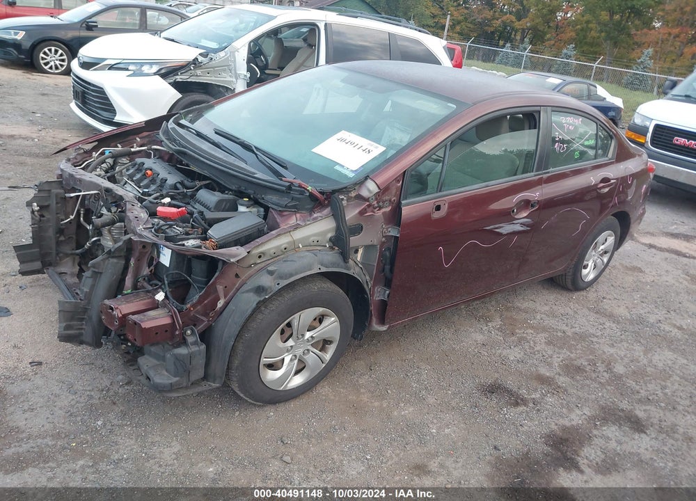 2015 HONDA CIVIC LX VIN: 19XFB2F50FE274978